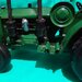 Vechi tractor german Hanomag Diesel din tabla